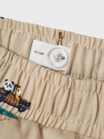 NAME IT Shorts & T-shirt Sæt Jivan Island Fossil